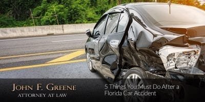 5 Things You Must Do After a Florida Car Accident