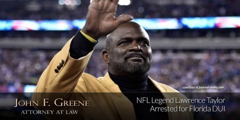 NFL Legend Lawrence Taylor Arrested for Florida DUI